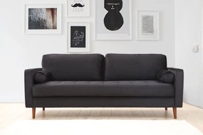 3-Seat Sofa Rome - Black Black
Oak