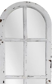 Artekko Mirroki Ξύλινος Λευκός Καθρέπτης Τοίχου (150x49)cm