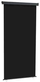 Σκίαστρο Βεράντας Πλαϊνό Μαύρο 122 x 250 εκ. - Μαύρο
