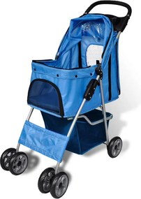 Καρότσι Μεταφοράς Σκύλων Μπλε