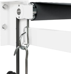 vidaXL Τέντα Πτυσσόμενη Αυτόματη Ανθρακί 4 x 3 μ.