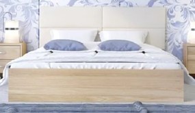 Κρεβάτι Νο6 160x200 Υπέρδιπλο Μελαμίνης Λάττε ΣΒ9-6-74