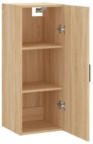 vidaXL Ντουλάπι Τοίχου Sonoma Δρυς 34,5 x 34 x 90 εκ.