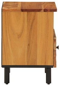 vidaXL Κομοδίνα 2 τεμ. 40 x 33 x 46 εκ. από Μασίφ Ξύλο Ακακίας