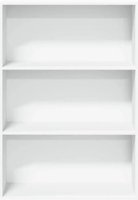 vidaXL Βιβλιοθήκη Λευκή 80x30x114 εκ. από Επεξεργασμένο Ξύλο