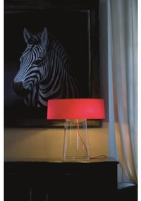 Επιτραπέζιο Φωτιστικό 1xG9 Dimmer Κρύσταλλο Γυαλί 24xΦ24cm Glam Small T1 Prandina -1884000110006-Κόκκινο 1884000110006