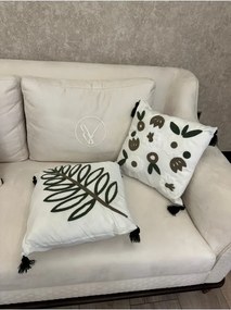 Stewehome Σετ 2 τεμαχίων μαξιλαροθήκες με κέντημα 43x43 cm