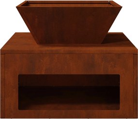 vidaXL Φωτιά Σκ rusty 50 x 50 x 40 cm