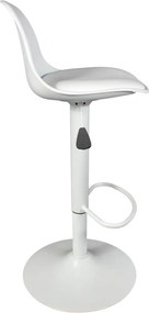 ΚΑΡΈΚΛΕΣ &amp; ΠΟΛΥΘΡΌΝΕΣ ISAK WHITE BAR STOOL HD6216