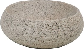 vidaXL Νιπτήρας Οβάλ Χρώμα Άμμου 59 x 40 x 15 εκ. Κεραμικός