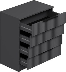 Συρταριέρα Ανθρακί KALE 72x42x77