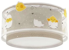 Φωτιστικό Οροφής - Πλαφονιέρα Baby Chick 76876 33x16,5cm 2xE27 15W Multi Ango