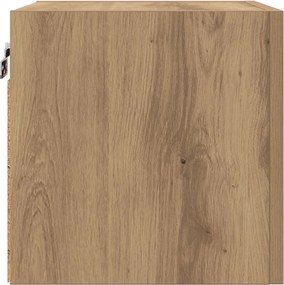 vidaXL Κρεμαστό Ντουλάπι Τηλεόρασης Τεχνίτικη Δρυς 30,5 x 30 x 30 εκ.