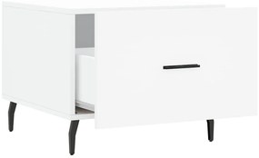 vidaXL Τραπεζάκι Σαλονιού Λευκό 50 x 50 x 40 εκ. από Επεξεργ. Ξύλο