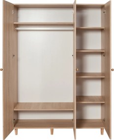 Τριφυλλη Ντουλαπα Πευκο Atlantic LENA 52x135x192