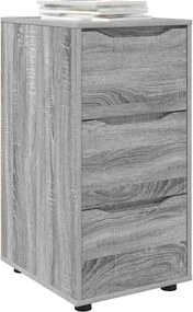 vidaXL Ντουλάπι αποθήκευσης Γκρίζο Σονομα 40 x 48 x 81 εκ