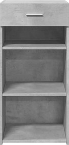 vidaXL Ντουλάπι Γκρι Σκυροδέματος 45x42,5x93 εκ. Επεξεργασμένο Ξύλο
