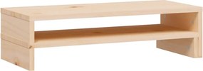vidaXL Βάση Οθόνης (52-101) x 22 x 14 εκ. από Μασίφ Ξύλο Πεύκου