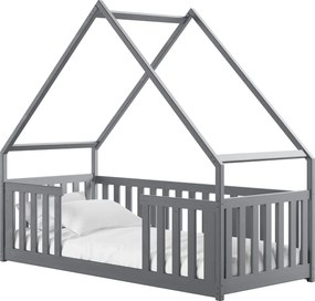 Παιδικό Κρεβάτι Σπιτάκι BEE 80x180 grey