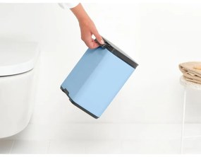 Κάδος Brabantia Bo Small 1006626, 4 L, Ομαλό και αθόρυβο άνοιγμα, Αντιολισθητική βάση, Μπλε ανοιχτόχρωμο