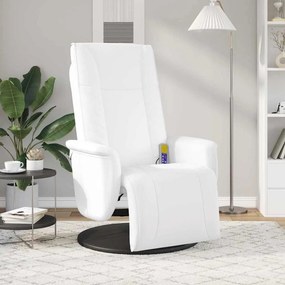 vidaXL Λευκός 71 x 90 x 105 εκ. Τεχνητό Δέρμα