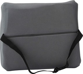 vidaXL Μαξιλάρι πλάτης Γκρι Αφρός Μνήμης 36 x 30 x 12 εκ.