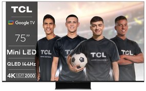 TCL 75C845  Smart Τηλεόραση 75" 4K UHD QLED HDR (2023), F
