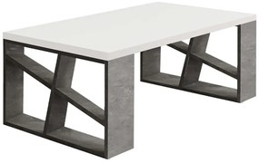 Τραπέζι Σαλονιού Honey 0214173 105x60x40cm Grey-White