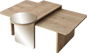 Coffee Table Set Luna 2 - Bronzie, Sapphire Oak Bronzie
Saphhire Oak