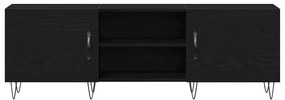 vidaXL Ντουλάπι TV Μαύρη δρυς 150 x 30 x 50 cm Επεξεργασμένο ξύλο
