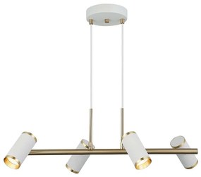 Φωτιστικό Οροφής - Σποτ Lume 341LCA1232 66x102cm 4xGU10 7W White-Gold Opviq