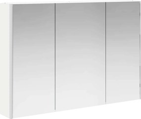 vidaXL Σετ Επίπλων Μπάνιου 6 pcs Λευκό Επεξεργασμένο Ξύλο και Γυαλί