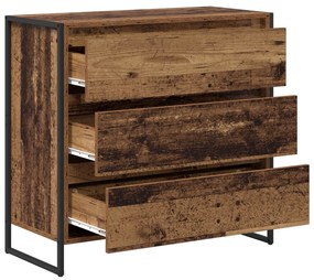 vidaXL Πλαϊνό γραφείο Παλιό Ξύλο 79 x 36 x 75.5 εκ. Επεξεργασμένο ξύλο