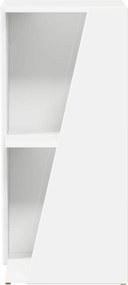 vidaXL Πλευρικό Ράφι Λευκό 33 x 32 x 70,5 εκ Επεξεργασμένο ξύλο