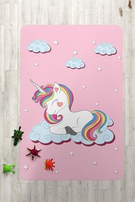 Χαλί Παιδικό Unicorn 285 Pink DimCol 135X200cm