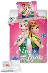 ΠΑΠΛΩΜΑΤΟΘΗΚΗ & ΠΑΠΛΩΜΑ ΣΕΤ 4 τεμ. Disney Frozen 584 100x135 Digital Print Cotton 100%