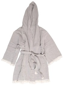 Ρόμπα Μουσελίνα Γυναικεία Anna Riska Adelina Grey Γκρι SMALL/MEDIUM