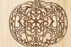 Σετ των 2 Intra απο ξύλο plywood 3mm-4mm πάχος – Κολοκύθα Layered Laser/Ξυλοκόψιμο Δίασταση  20x20 cm INTRAFABR-35327311