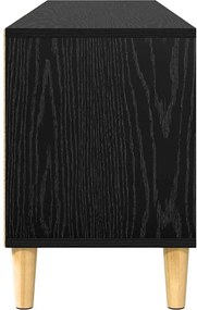 vidaXL Ντουλάπι TV Μαύρη Οξυά 150 x 30 x 45 εκ Επεξεργασμένο ξύλο