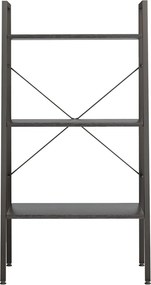 vidaXL Ραφιέρα Όρθια 3 Επιπέδων Μαύρη 56 x 35 x 108 εκ.