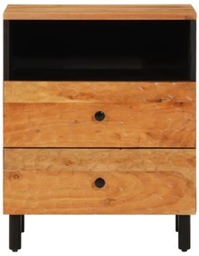 vidaXL Κομοδίνο 50 x 33 x 60 εκ. από Μασίφ Ξύλο Ακακίας