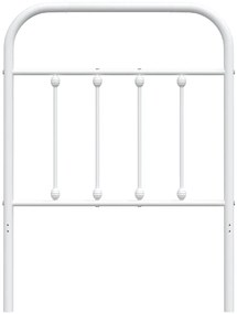 vidaXL Ανταλλακτικό κεφαλάρι Λευκό 75 εκ. Μεταλλικό