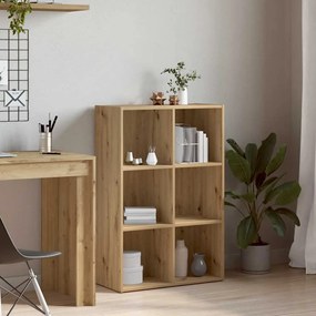 vidaXL Ντουλάπι βιβλίου/Σιδερένιο ντουλάπι Artisan Oak 66x30x98 cm