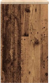 vidaXL ντουλάπι αποθήκευσης γκαράζ 30x51x85 εκ μασίφ ξύλο πεύκο