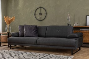 3-Seat Sofa-Bed Mustang - Anthracite Anthracite