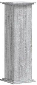 vidaXL Βάσεις Φυτών Γκρι Sonoma 33x33x100εκ. Επεξεργασμένο Ξύλο