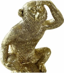 Διακοσμητική Φιγούρα DKD Home Decor Χρυσό 13,5 x 10 x 30 cm