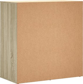 vidaXL Βοηθητικά Ντουλάπια 2 Τεμ. Sonoma Δρυς 79x38x80εκ. Επεξ. Ξύλο