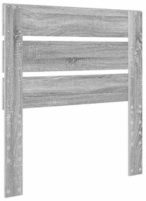 vidaXL Κεφαλάρι Γκρίζο Σονομα 75 cm Επεξεργασμένο ξύλο