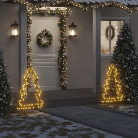 vidaXL Φως Χριστουγεννιάτικο Διακοσμητικό Ακίδες Δέντρο 115 LED 90 εκ.